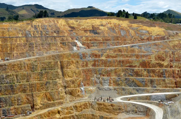 Waihi città miniera d'oro - Nuova Zelanda — Foto Stock