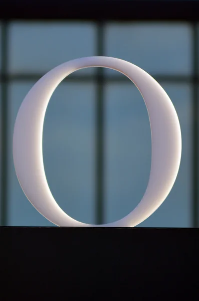 O Letter symbol — Stock Photo, Image