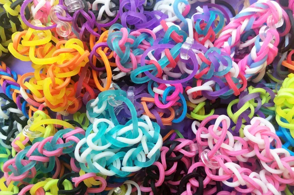 Bandas de goma de color — Foto de Stock