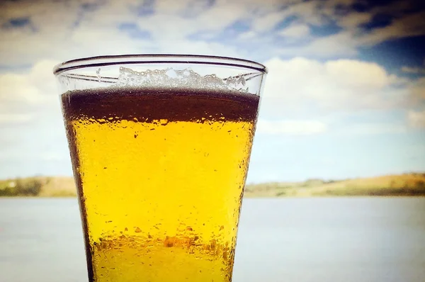 Cold glass of Beer — Stock Photo, Image