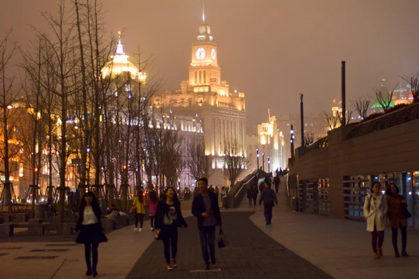 Shanghai - Bund eller Waitan — Stockfoto