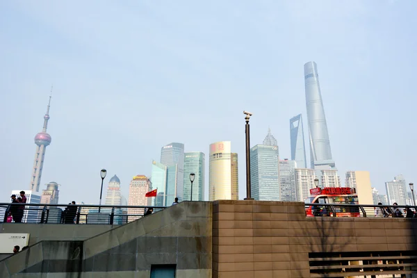 Shanghai - pudong neues Gebiet — Stockfoto