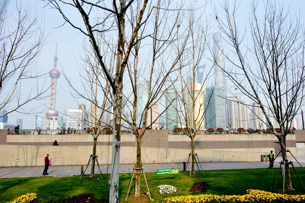 Shanghai - Pudong nytt område — Stockfoto