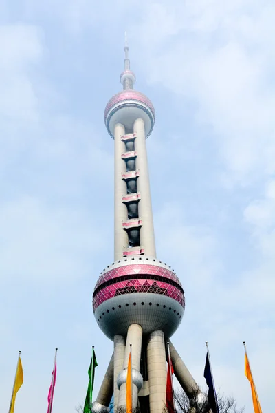 Shanghai Oriental Pearl TV Tower - China — Foto de Stock