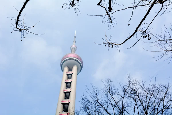 Shanghai Oriental Pearl TV Tower - China — Foto de Stock