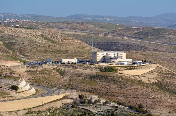 Israëlische politie hoofdkwartier in de buurt van Maale — Stockfoto