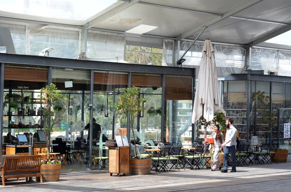 Jeruzalem oude trein Station Plaza — Stockfoto