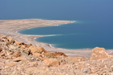 Landscape of the Dead Sea Israel clipart