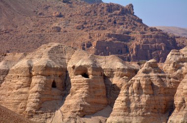 Qumran caves  Dead Sea  Israel