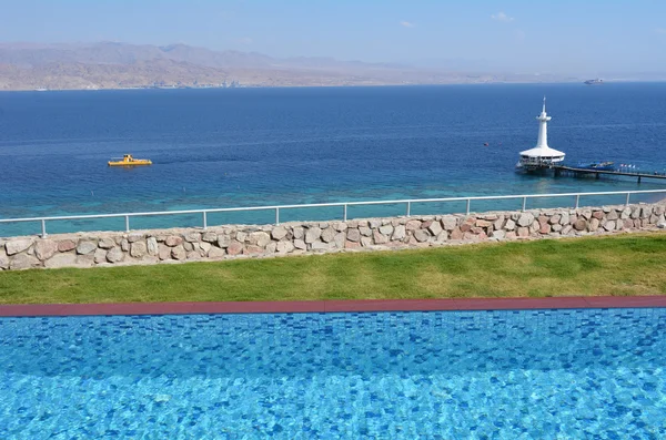 Eilat Isr Aprile 2015 Barca Coral 2000 Nella Riserva Naturale — Foto Stock