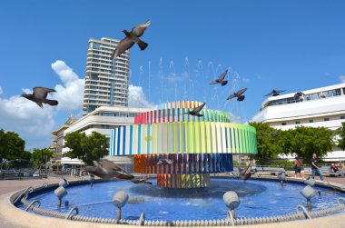 ateş ve su çeşme, tel aviv - İsrail