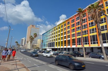 Tel Aviv promenade in Tel Aviv Israel