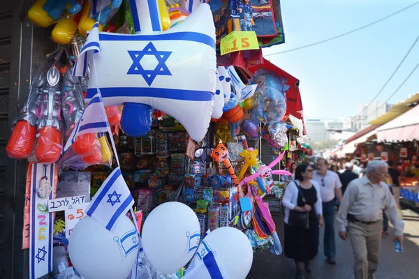 Mercado do Carmelo Shuk HaCarmel em Tel Aviv - Israel — Fotografia de Stock