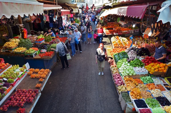 Carmel Market Shuk HaCarmel в Тель-Авиве - Израиль — стоковое фото