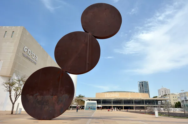 Habima quadrat in tel aviv - israel — Stockfoto