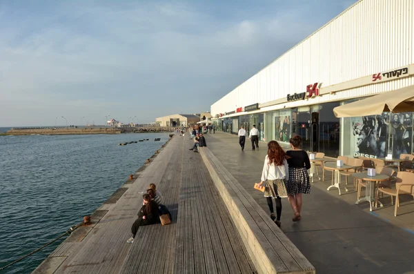 Namal Tel Aviv porto em Israel — Fotografia de Stock