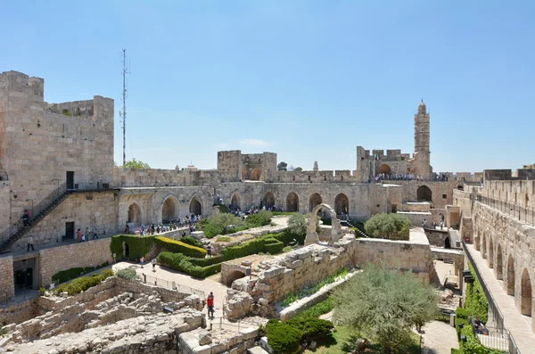 Torre de David Jerusalén Ciudadela - Israel — Foto de Stock