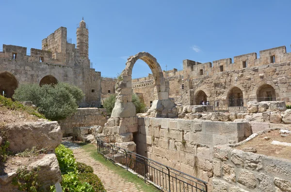 Torre di David Gerusalemme Cittadella - Israele — Foto Stock