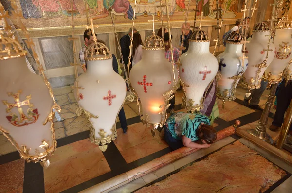 Kyrkan av uppståndelsen i Jerusalem, Israel — Stockfoto