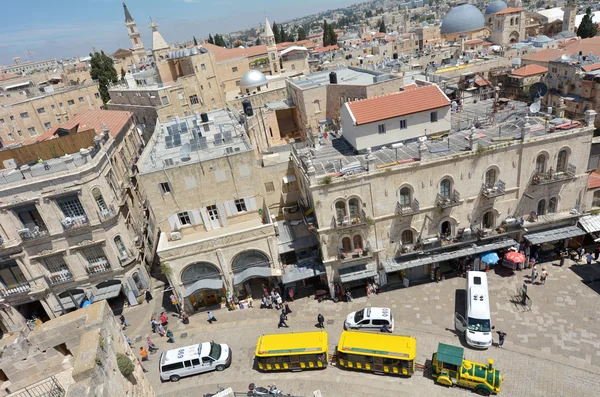 耶路撒冷旧城列车以色列 — 图库照片