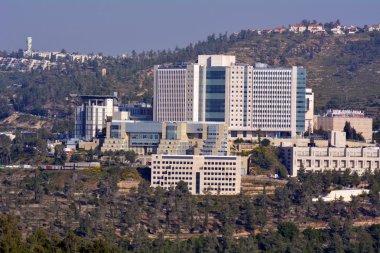  Hadassah Medical Center in Jerusalem - Israel clipart
