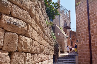 Jaffa'nın eski liman ziyaretçi