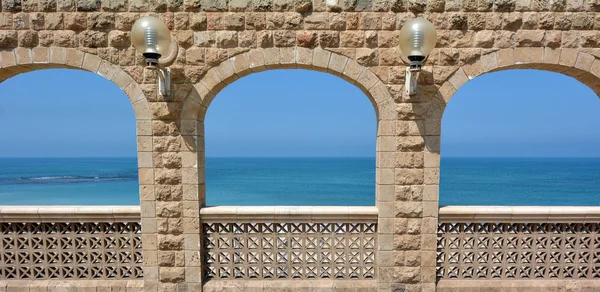 Tel Aviv Jaffa calçadão — Fotografia de Stock