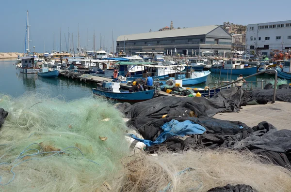 Antiguo puerto de la ciudad de Jaffa en Tel Aviv — Foto de Stock