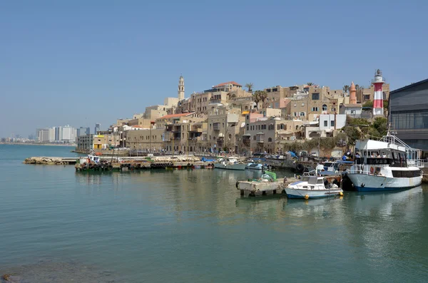 Porto da cidade velha de Jaffa em Tel Aviv — Fotografia de Stock