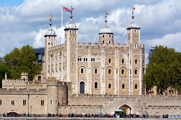 Tower of London w City of London - Londyn Uk — Zdjęcie stockowe