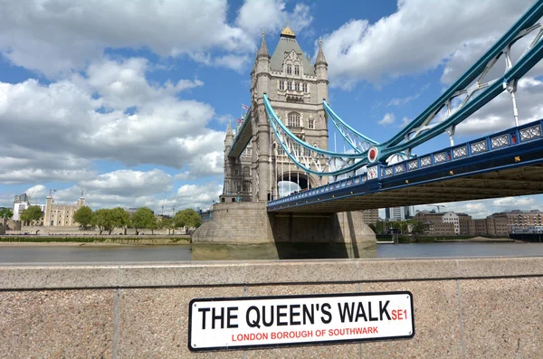 Tower Bridge w Londynie - Anglia Uk — Zdjęcie stockowe