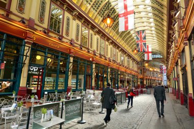 Leadenhall Market in London UK