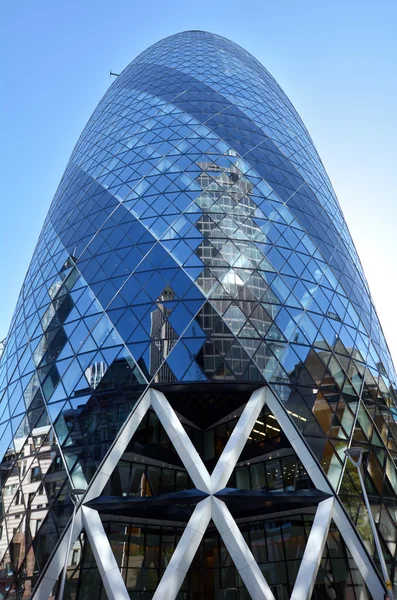 30 St Mary Axe tower building in City of london, UK