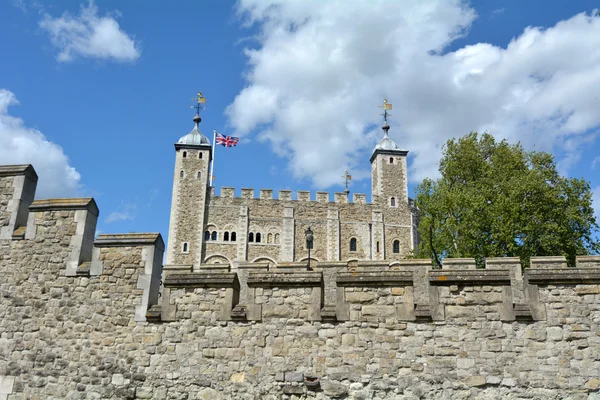 Tower of London w City of London - Londyn Uk — Zdjęcie stockowe