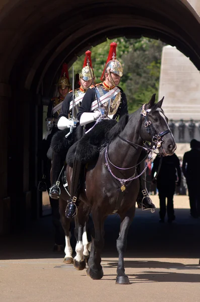 Mounted troopers of the Household Cavalry — Zdjęcie stockowe