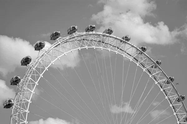 London Eye - Londyn Uk — Zdjęcie stockowe