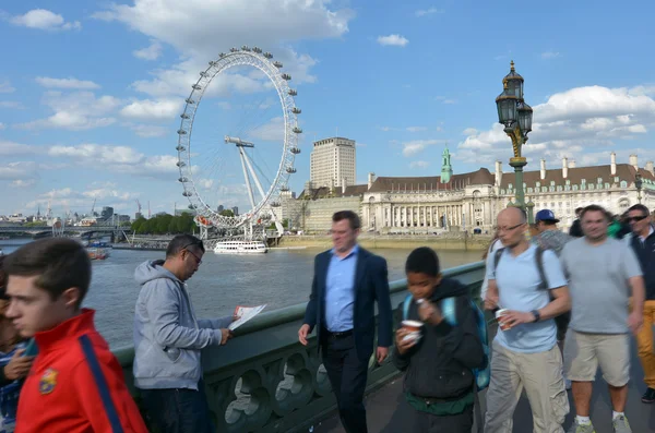 London Eye - London UK — Stock Photo, Image