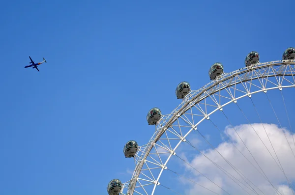 London Eye - Londyn Uk — Zdjęcie stockowe