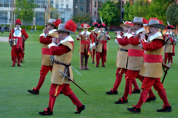 Pikemen and Musketeers of the Honourable Artillery Company — Stock fotografie