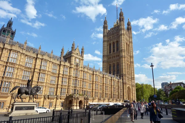 Victoria Tower of Palace de Westminster — Fotografia de Stock