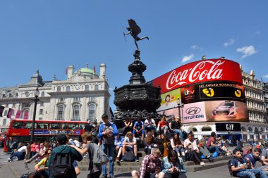 Piccadilly Circus London - England United Kingdom clipart