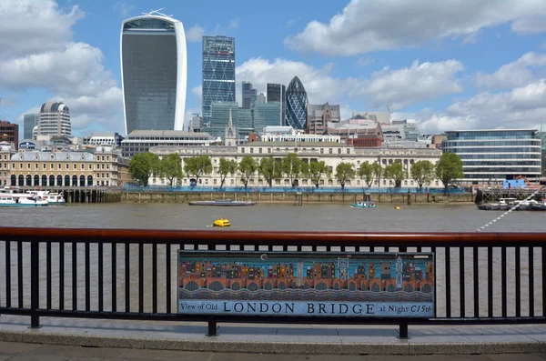 The skyline of city of London — 图库照片