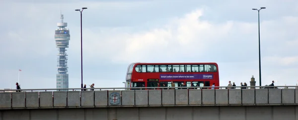 London Bridge with BT tower in the Background in London UK — Stok fotoğraf