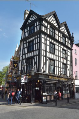 Yarı ahşap bina Soho Londra, İngiltere