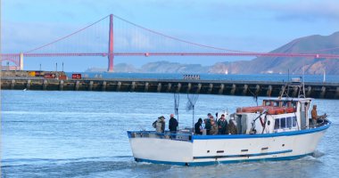 San Francisco Fisherman iskelede Balıkçı teknebalıkçılar - 