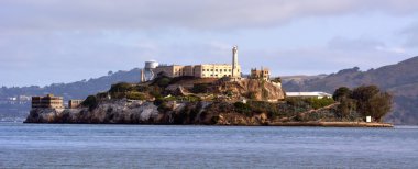 Alcatraz Island in San Francisco Bay - CA