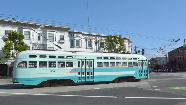 PCC - Presidents Conference Committee streetcar tram in San Fran — Stock Fotó