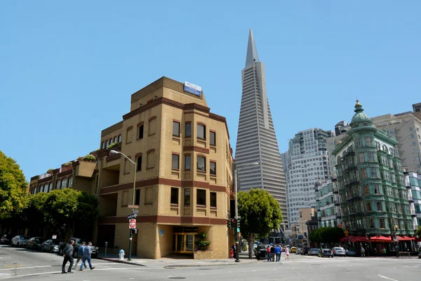 Transamerica Pyramid in San Francisco - California USA — Stok fotoğraf