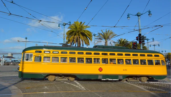 PCC - Presidents Conference Committee streetcar tram in San Fran — Stock Photo, Image