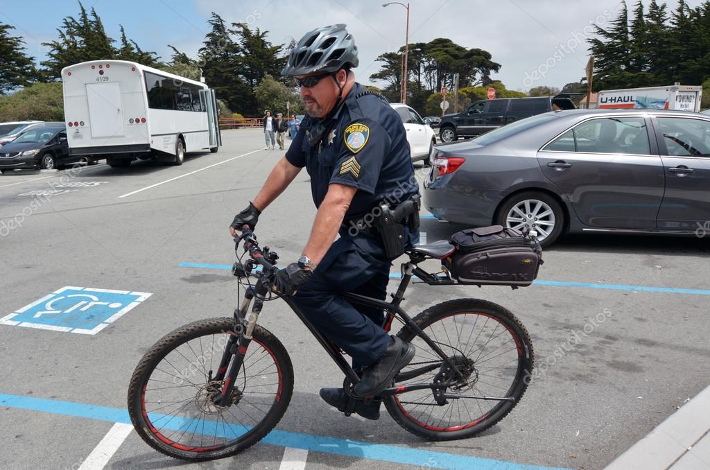 San Francisco Police bicycle Stock Editorial Photo © lucidwaters